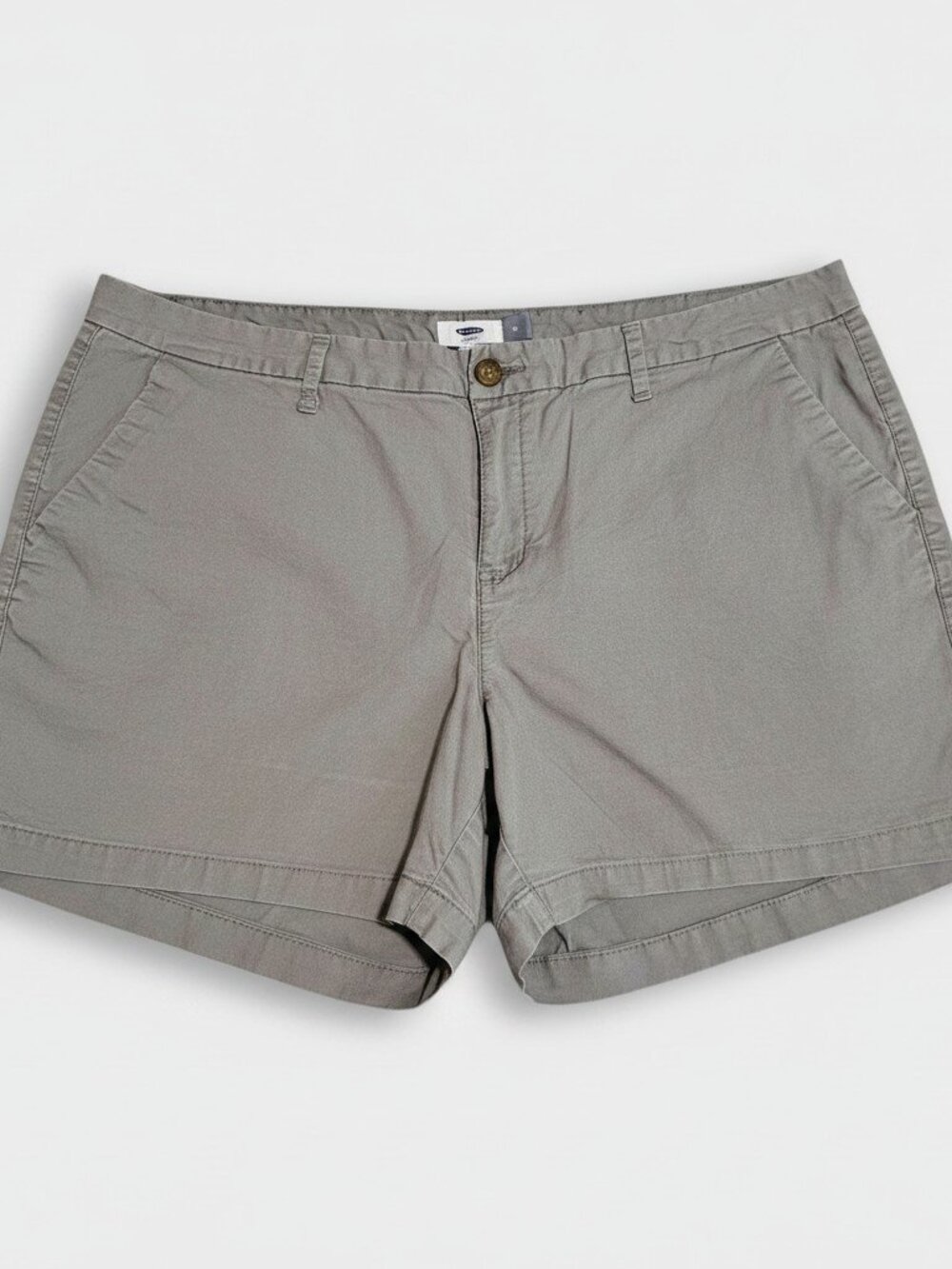 Old Navy Chino Shorts Womens 16 Gray Everyday 5 Inch Stretch Casual Shorts